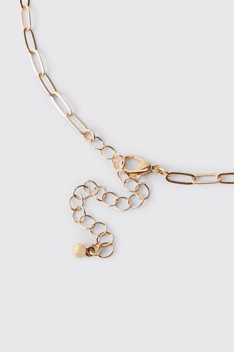Gold Pendant Charm Necklace - Image 3