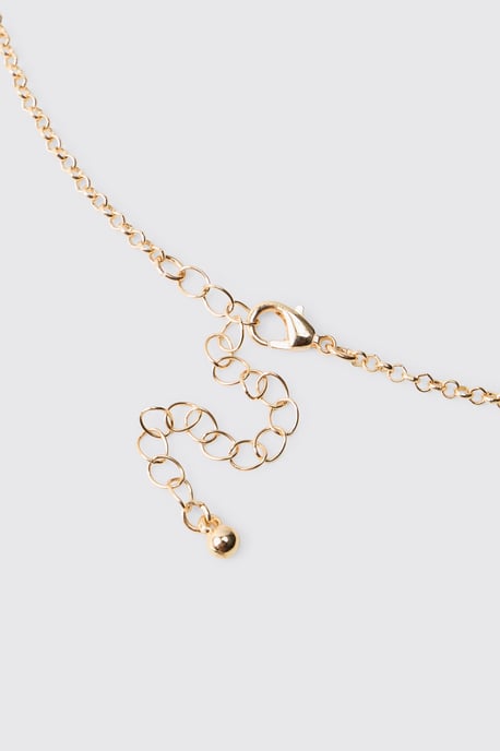 Gold Pendant Charm Necklace - Image 3