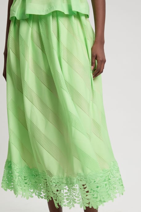 Textured Organza Mix Full Skirt - Image 4