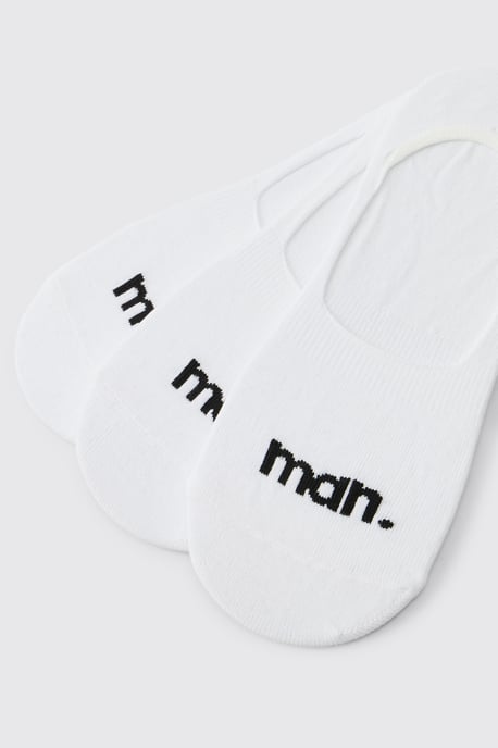3 Pack Man Dot Invisible Socks - Image 2