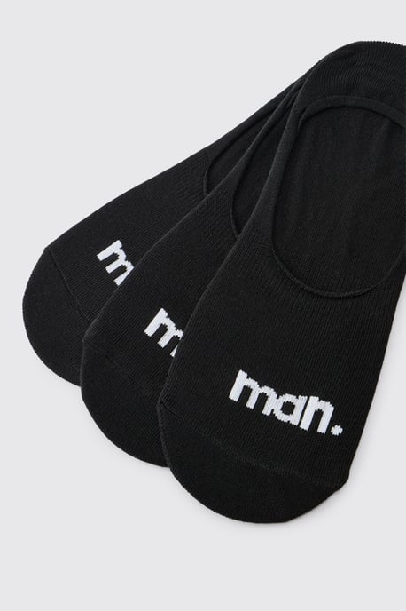 3 Pack Man Dot Invisible Socks - Image 2