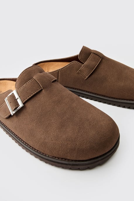 Skater Sole Buckle Detail Mule - Image 3
