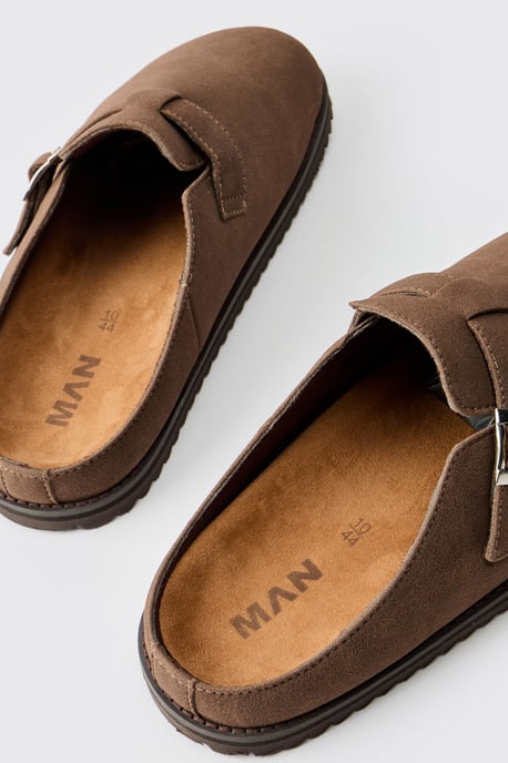 Skater Sole Buckle Detail Mule - Image 4