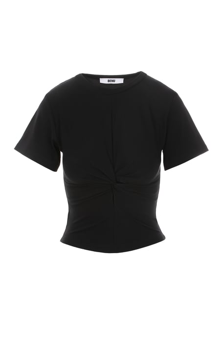 BENU svart vriden dam-T-shirt - Image 4