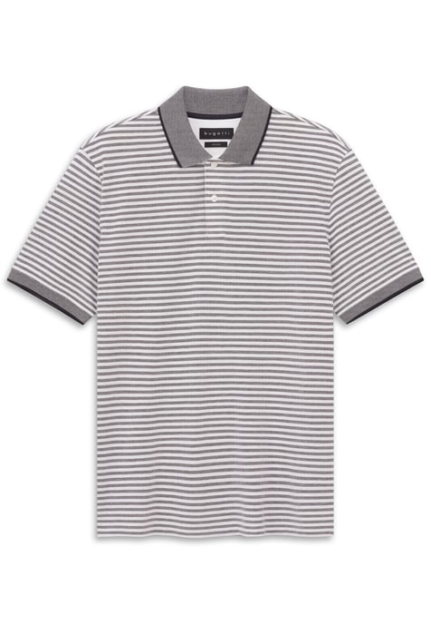 Bugatti Herren Polo shirt Modern Fit van een katoenmix - Image 1