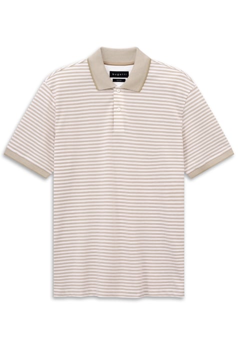 Bugatti Herren Polo shirt Modern Fit van een katoenmix - Image 3
