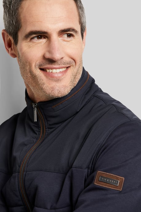 Bugatti Herren Sweatjack met structuur - Image 4