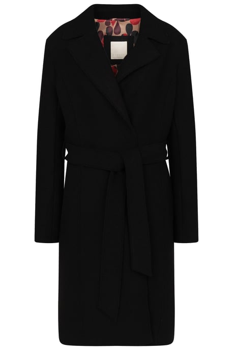 Bugatti Damen Wollen trenchcoat met reverskraag - Image 3
