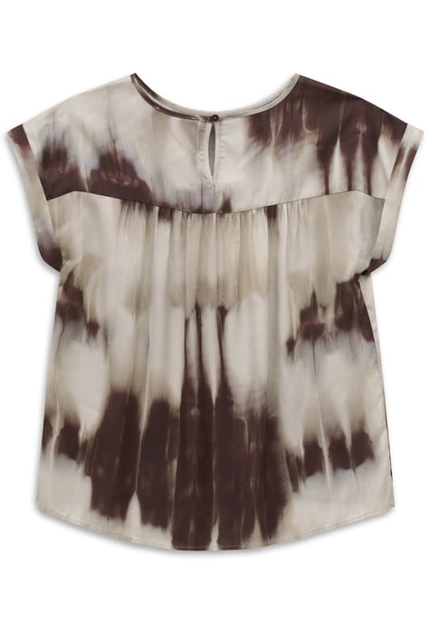 Bugatti Damen Blouse met korte mouwen en grafische print van viscose - Image 5