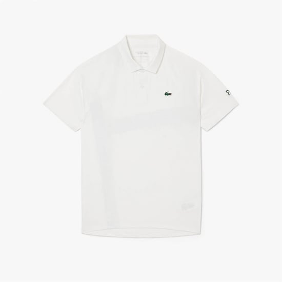 Men's Lacoste Djokovic On Court Polo Shirt in White - Image 1