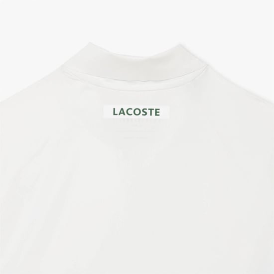 Men's Lacoste Djokovic On Court Polo Shirt in White - Image 5