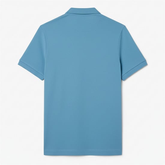 Men's Lacoste Fit Paris Stretch Piqu¿ Polo Shirt in Blue - Image 2