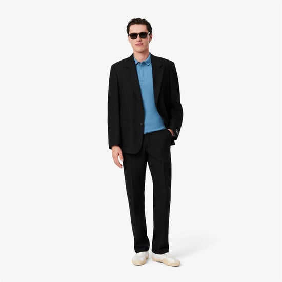 Men's Lacoste Fit Paris Stretch Piqu¿ Polo Shirt in Blue - Image 4