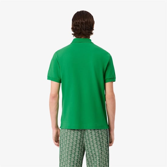 Men's Lacoste Light Polo Shirt in Green - Image 4