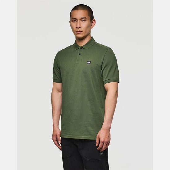 Men's Weekend Offender Caneiros Polo Shirt in Green - Image 2