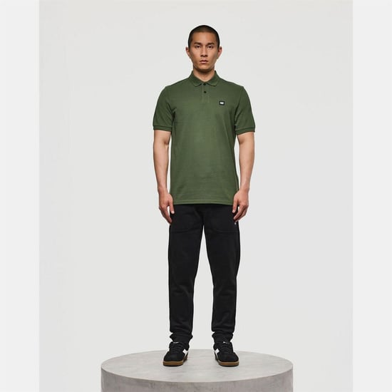 Men's Weekend Offender Caneiros Polo Shirt in Green - Image 4
