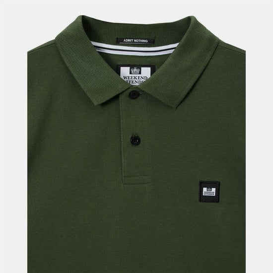 Men's Weekend Offender Caneiros Polo Shirt in Green - Image 5