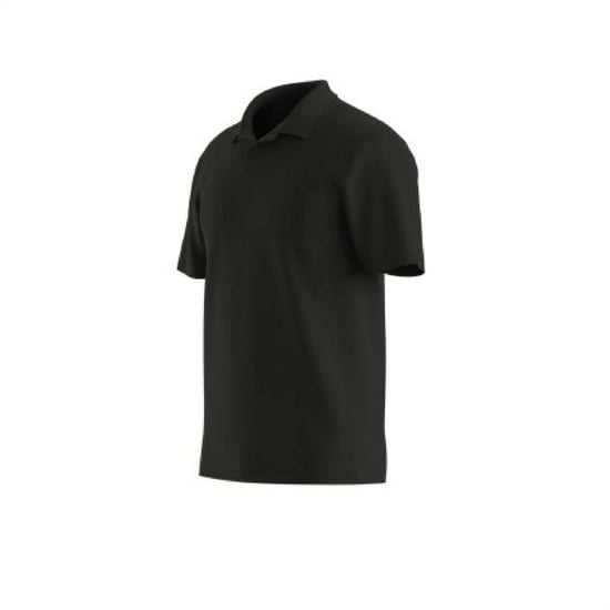 Men's Hugo Stretch Cotton Polo Shirt in Black - Image 3
