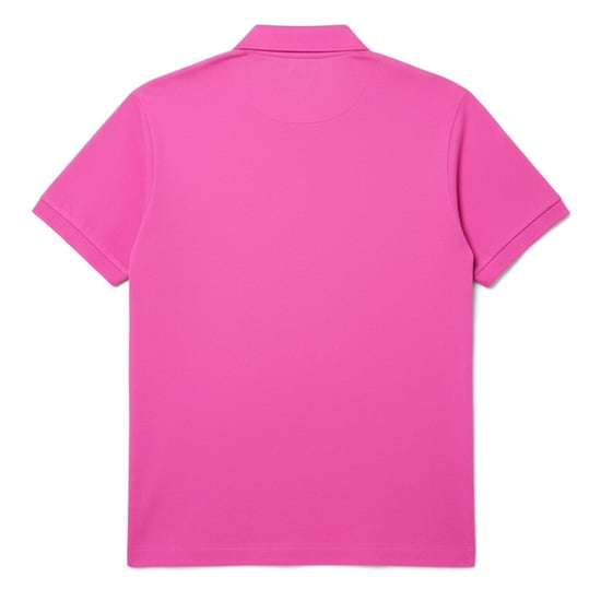 Men's Lacoste Fit L.12.12 Original Polo Shirt in Pink - Image 2