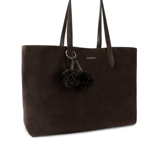 Carvela Suede Pia Slouch Tote Bag - Image 2