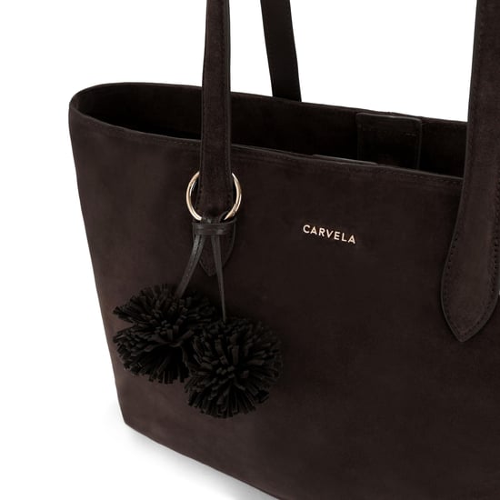 Carvela Suede Pia Slouch Tote Bag - Image 4