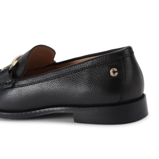 Carvela Leather Snap Wide Fit Loafers - Image 3