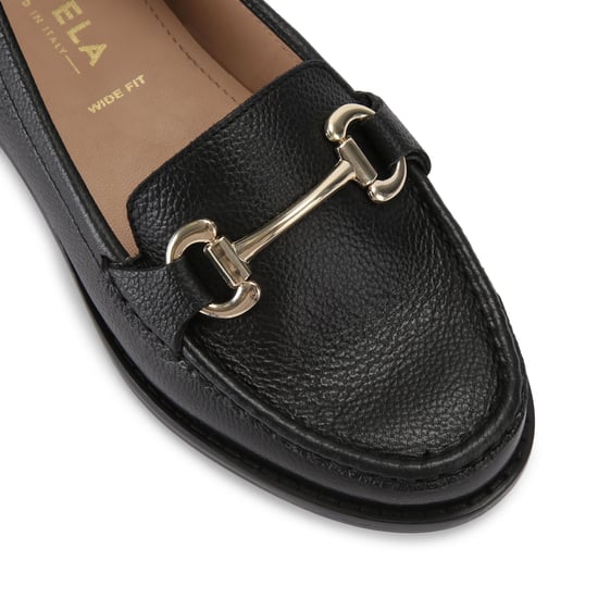Carvela Leather Snap Wide Fit Loafers - Image 4