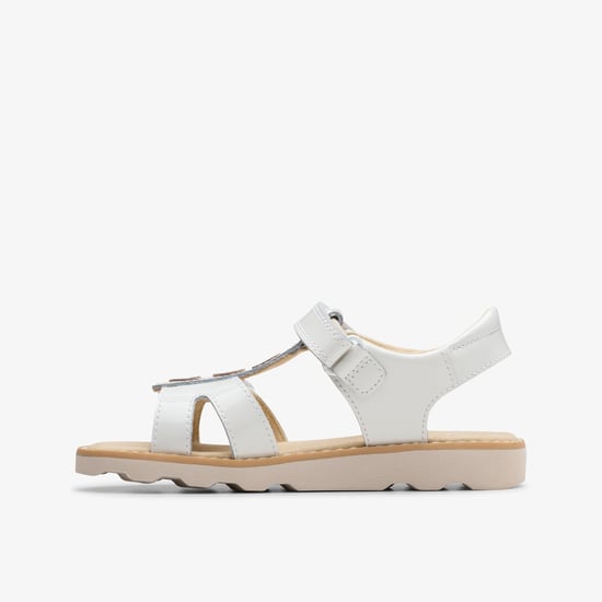 Crown Skip K. White Patent Sandals - Image 2
