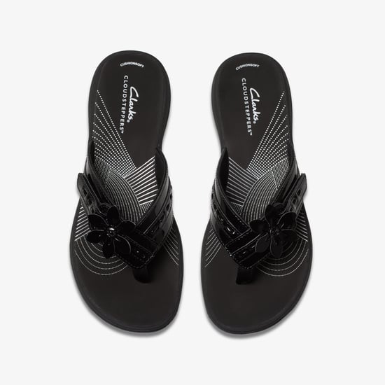 Brinkley Opal Black Pat Sandals - Image 6