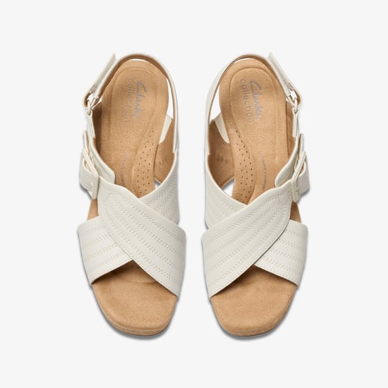 Nerisa West White Leather Sandals - Image 6