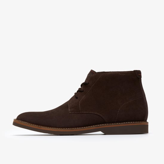 AtticusLT Mid Dark Brown Suede Boots - Image 2