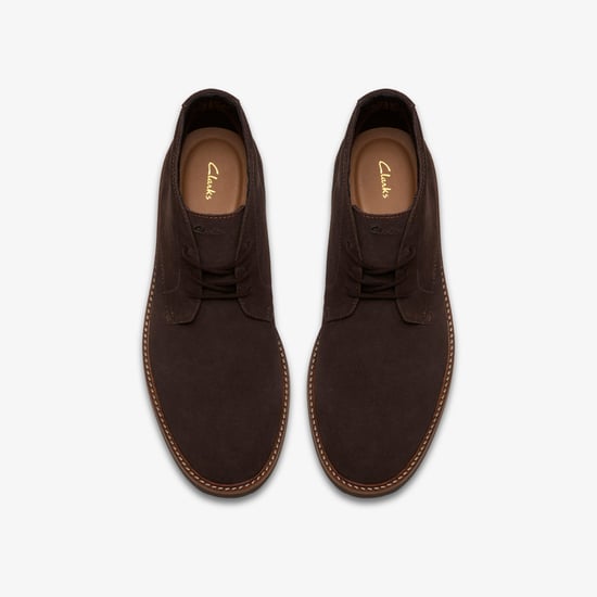 AtticusLT Mid Dark Brown Suede Boots - Image 6