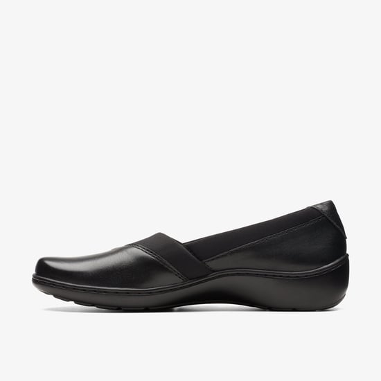 Cora Charm Black Leather Shoes - Image 2