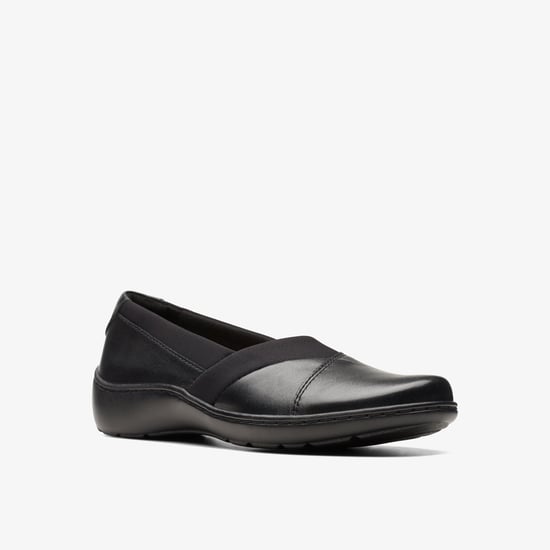 Cora Charm Black Leather Shoes - Image 3