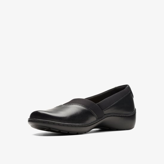 Cora Charm Black Leather Shoes - Image 4