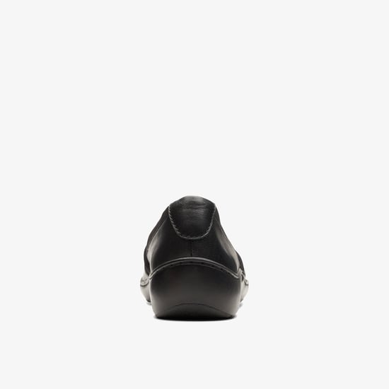 Cora Charm Black Leather Shoes - Image 5