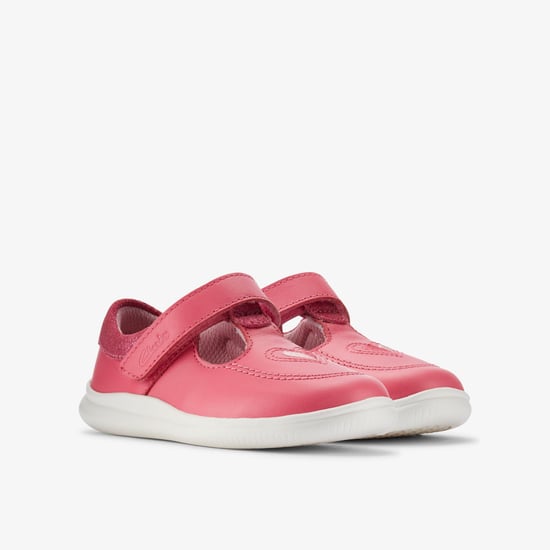 Crest Wish Toddler Bright Pink Leather Shoes - Image 4