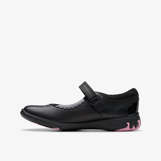 Sea Jewel K Black Leather Shoes - Image 2