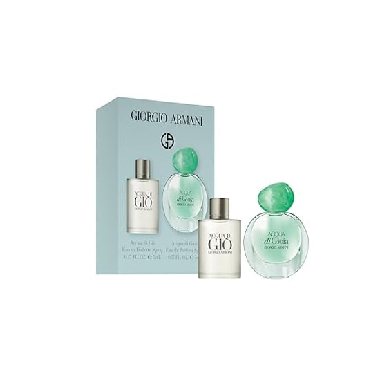 Armani Miniature Gift Set (Acqua Di Gio EDT 5ml + Acqua Di Gioia EDP 5ml) - Image 1