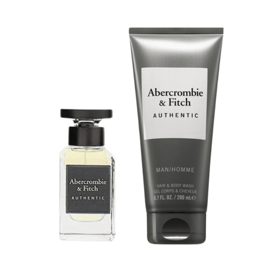 Abercrombie & Fitch Authentic Man Gift Set (Eau De Toilette Spray 50ml + Body wash 200ml) - Image 2