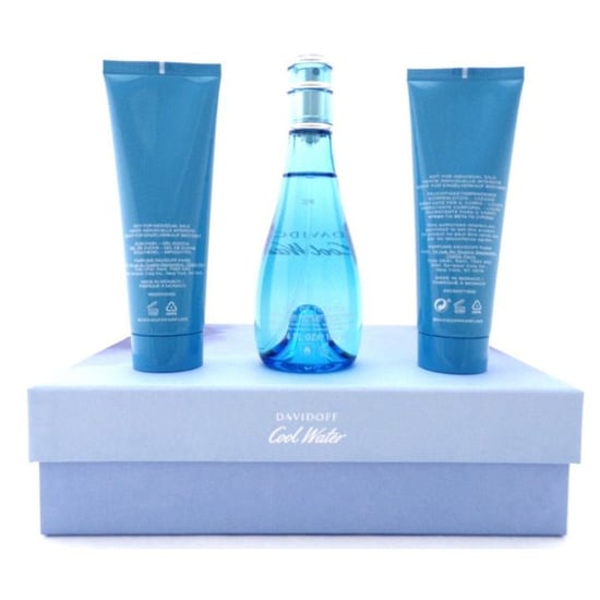 Davidoff Cool Water Gift Set (Eau De Toilette 100ml + Shower Gel 75ml + Body Lotion 75ml) - Image 5