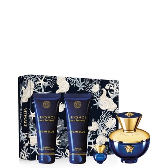 Versace Dylan Blue Femme Gift Set (Eau De Parfum 100ml + Body Lotion 100ml + Shower Gel 100ml + Eau De Parfum 5ml) - Image 1