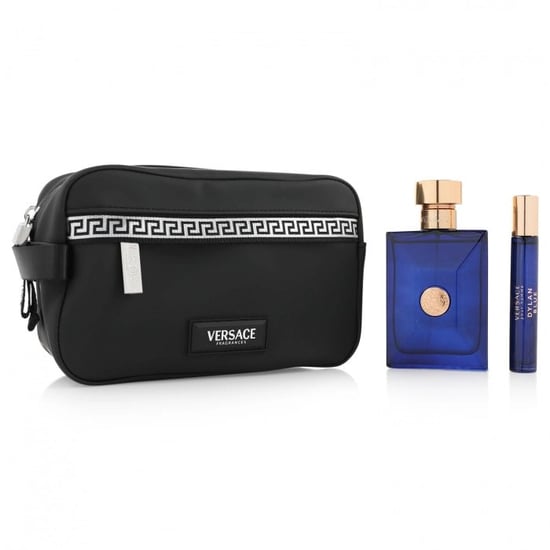 Versace Dylan Blue Gift Set (Eau De Toilette 100ml + Eau De Toilette 10ml + Bag) - Image 2