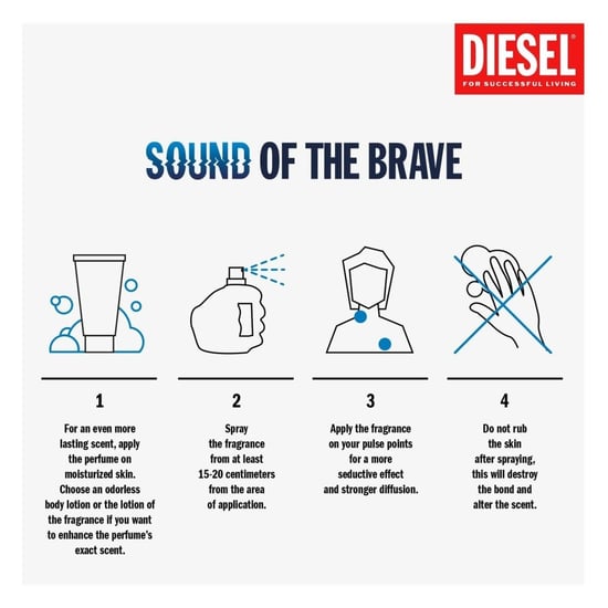 Diesel Sound Of The Brave Eau De Toilette Spray 200ml - Image 4