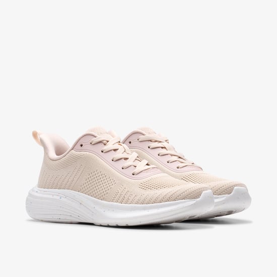 Izza Knit Blush Knit Trainers - Image 4