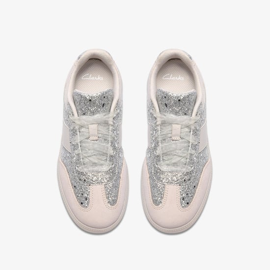 CypressLace O. Silver Metallic Trainers - Image 6