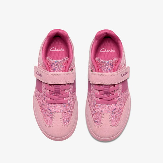 CypressStep K. Pink Sparkle Trainers - Image 6
