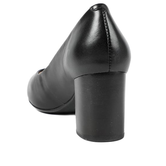 Jones Bootmaker Xantara Leather Block Heel Court Shoes - Image 3