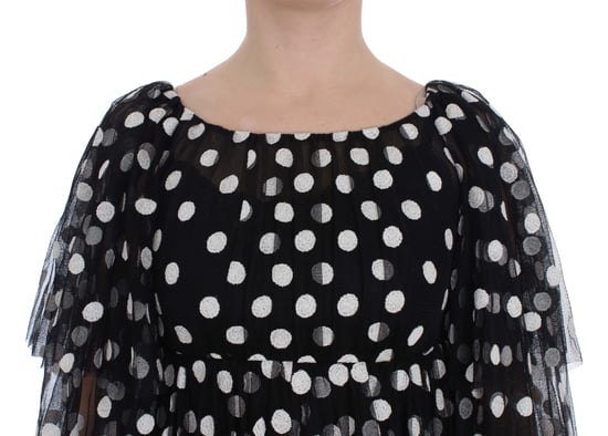 Dolce Gabbana stippen tulle mini-jurk - Image 5