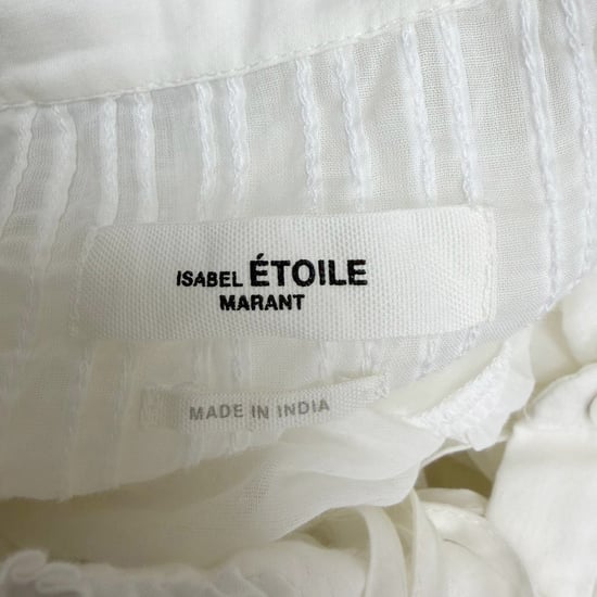 Isabel Marant Etoile Lanikaye Mini Dress in White Cotton - Image 5